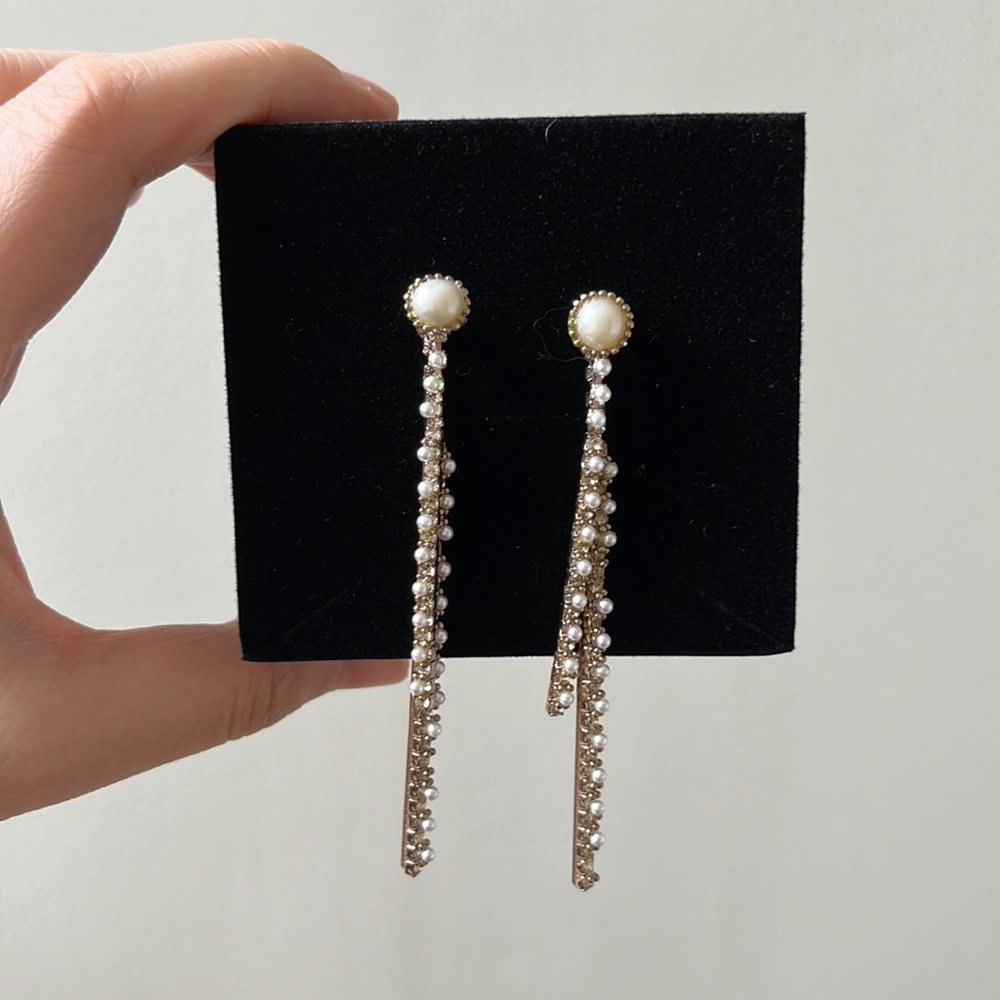 Pearl earrings